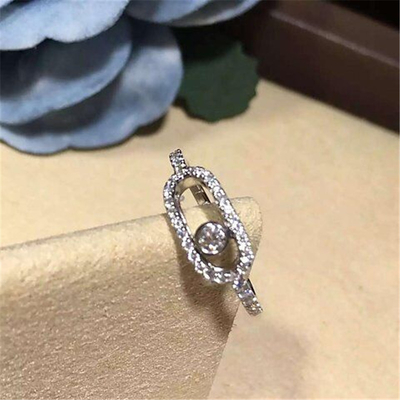 China Jewelry factory in Shenzhen, China Mk ring 18k white gold yellow gold rose gold diamond ring supplier