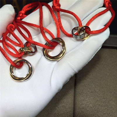 C  red rope love braceleto 18k gold  white gold yellow gold rose gold bracelet  Jewelry factory in Shenzhen, China