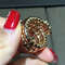 Luxury jewe factory serpenti series ring 18k white gold yellow gold rose gold diamond  ring supplier