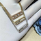 Luxury jewelry Mk Three drill sliding necklace 18k white gold yellow gold rose gold diamond necklace supplier