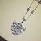 Real low price and high quality jewels B Diamonds Necklace 18k gold Diamonds Diamond material SI H necklace
