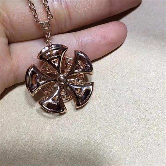 Real low price and high quality jewels B Diamonds Flower Necklace 18k