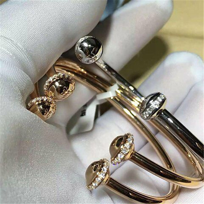 China Luxury jewe factory bracelet  gold diamond  18k gold  white gold yellow gold rose gold diamond bracelet supplier