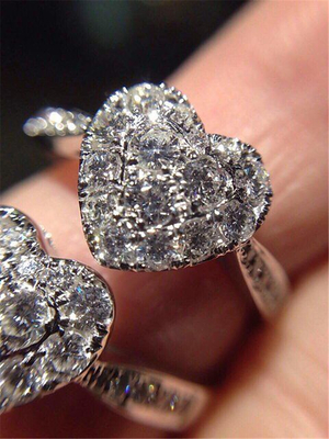 China T Love diamond ring ring 18k gold white gold yellow gold rose gold diamond  ring supplier