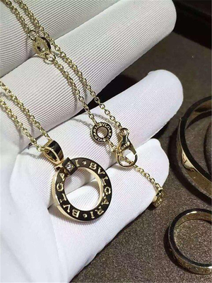 China B  BVGARI series diamond  necklace 18k gold  diamond  necklace luxury low price jewelry supplier