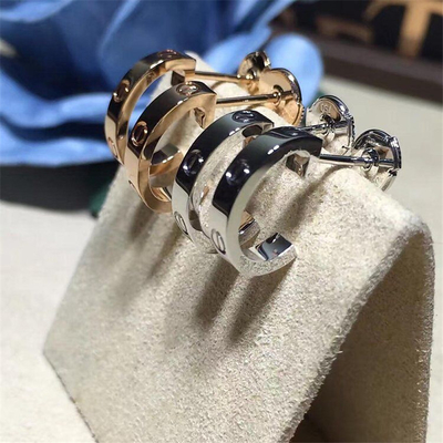 China C love series earring 18k gold  white gold yellow gold rose gold bracelet  Jewelry factory in Shenzhen, China supplier