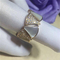 Luxury jewe factory divas' dream  series ring 18k white gold yellow gold rose gold diamond fritillaria ring