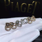 Luxury jewe factory earrings gold diamond  18k gold  white gold yellow gold rose gold diamond earrings supplier