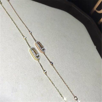 Luxury jewelry factory Luxury Jewelry diamond bracelet 18k white gold yellow gold rose gold diamond  bracelet
