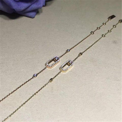 Luxury jewelry factory Luxury Jewelry diamond bracelet 18k white gold yellow gold rose gold diamond  bracelet