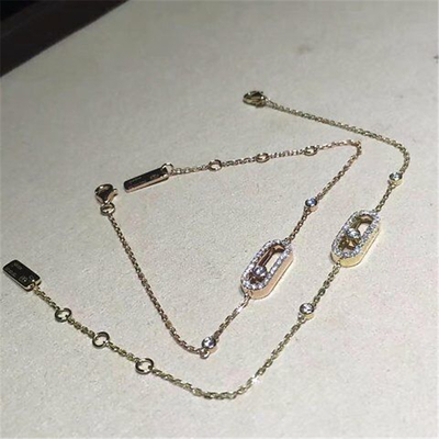Luxury jewelry factory Luxury Jewelry diamond bracelet 18k white gold yellow gold rose gold diamond  bracelet