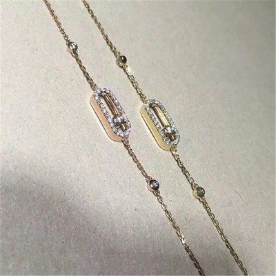 Luxury jewelry factory Luxury Jewelry diamond bracelet 18k white gold yellow gold rose gold diamond  bracelet