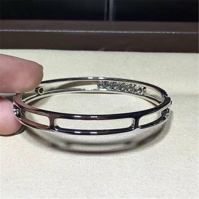 Luxury jewelry Luxury Jewelry 7 drill sliding bracelet 18k white gold yellow gold rose gold diamond bracelet