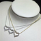 18k gold white gold yellow gold rose gold diamond  necklace