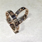 Luxury jewe factory number ring 18k gold white gold yellow gold rose gold diamond  ring