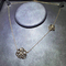 Luxury jewe factory rose gold diamond  Necklace 18k gold  white gold yellow gold rose gold diamond Necklace 42 cm long