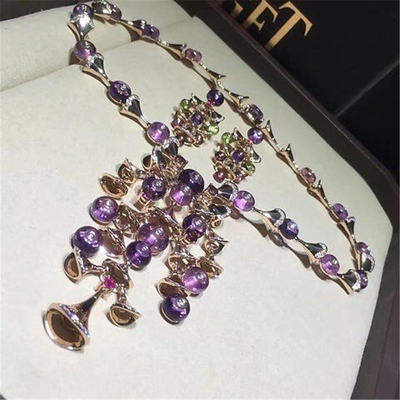 Real low price and high quality jewels B necklace 18k gold white gold yellow gold rose gold  diamond  necklace