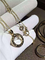 B  BVGARI series diamond  necklace 18k gold  diamond  necklace luxury low price jewelry supplier