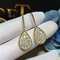 Jewelry factory in Shenzhen, China Bn Diamond Earrings 18k white gold yellow gold rose gold Diamond Earrings supplier