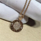 B  Luxury jewelry factory high-quality  diamond  necklace 18k gold white gold yellow gold rose gold diamond  necklace