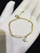 Luruxy  jewelry factory 18k gold Bracelet 18k gold white gold yellow gold rose gold Mosaic pearl female Bracelet supplier