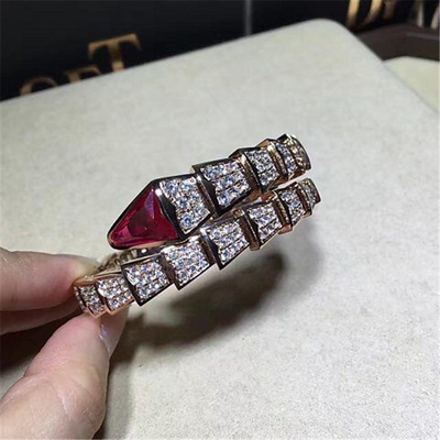 B Real diamond snake Bracelet 18k gold white gold yellow gold rose gold diamond Bracelet
