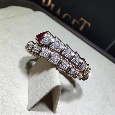 B Real diamond snake Bracelet 18k gold white gold yellow gold rose gold diamond Bracelet