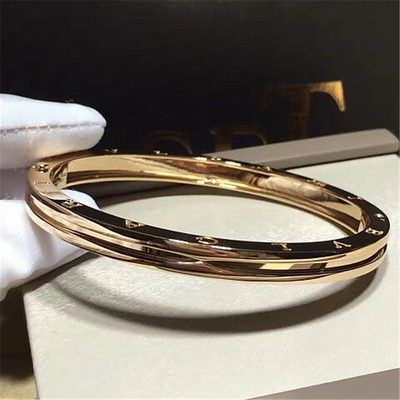 Bi diamond logo Bracelet 18k gold white gold yellow gold rose gold diamond Bracelet Jewelry factory in Shenzhen, China