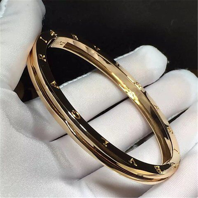 Bi diamond logo Bracelet 18k gold white gold yellow gold rose gold diamond Bracelet Jewelry factory in Shenzhen, China