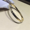 C love bracelet 18k gold  white gold yellow gold rose gold diamond bracelet  Jewelry factory in Shenzhen, China