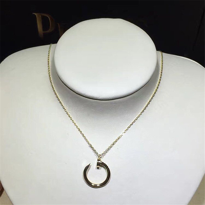 C  glossy  nail Neckla 18k gold  white gold yellow gold rose gold bracelet  Jewelry factory in Shenzhen, China