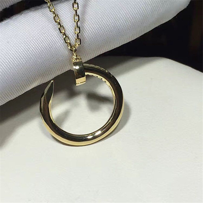 C  glossy  nail Neckla 18k gold  white gold yellow gold rose gold bracelet  Jewelry factory in Shenzhen, China