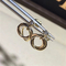 C love series diamond earring 18k gold  white gold yellow gold rose gold bracelet  Jewelry factory in Shenzhen, China supplier