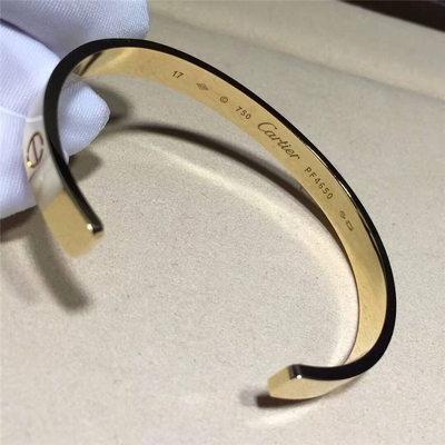 Cartie  openning love braceleto 18k gold  white gold yellow gold rose gold bracelet  Jewelry factory in Shenzhen, China