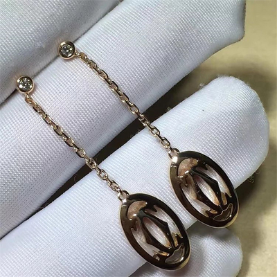 C Logo Earrings 18k gold  white gold yellow gold rose gold bracelet  Jewelry factory in Shenzhen, China